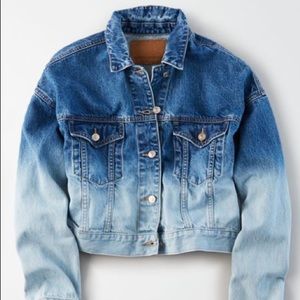 Ae dip dyed denim jacket